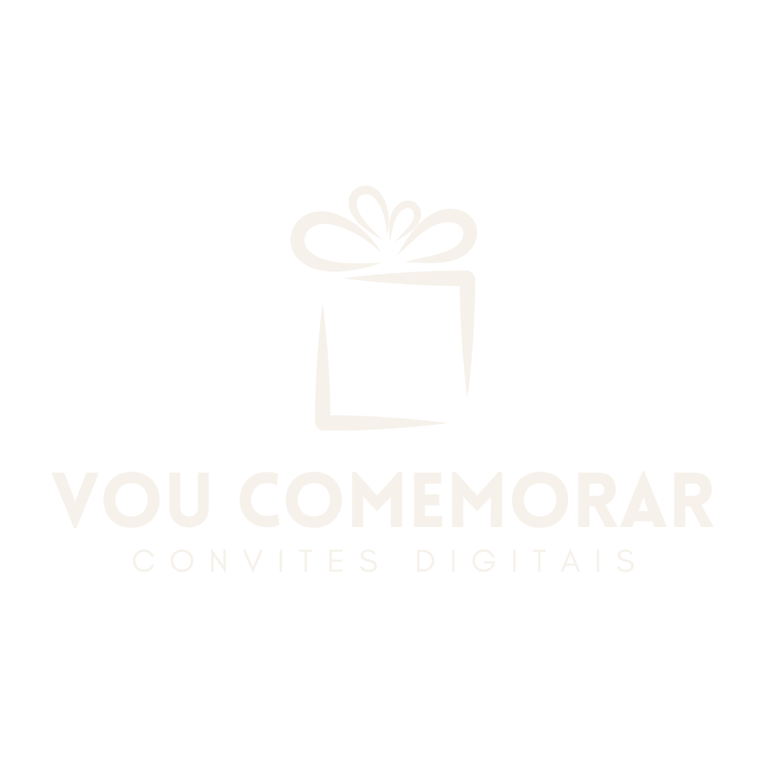Vou Comemorar — convites digitais interativos e experiências digitais de celebração